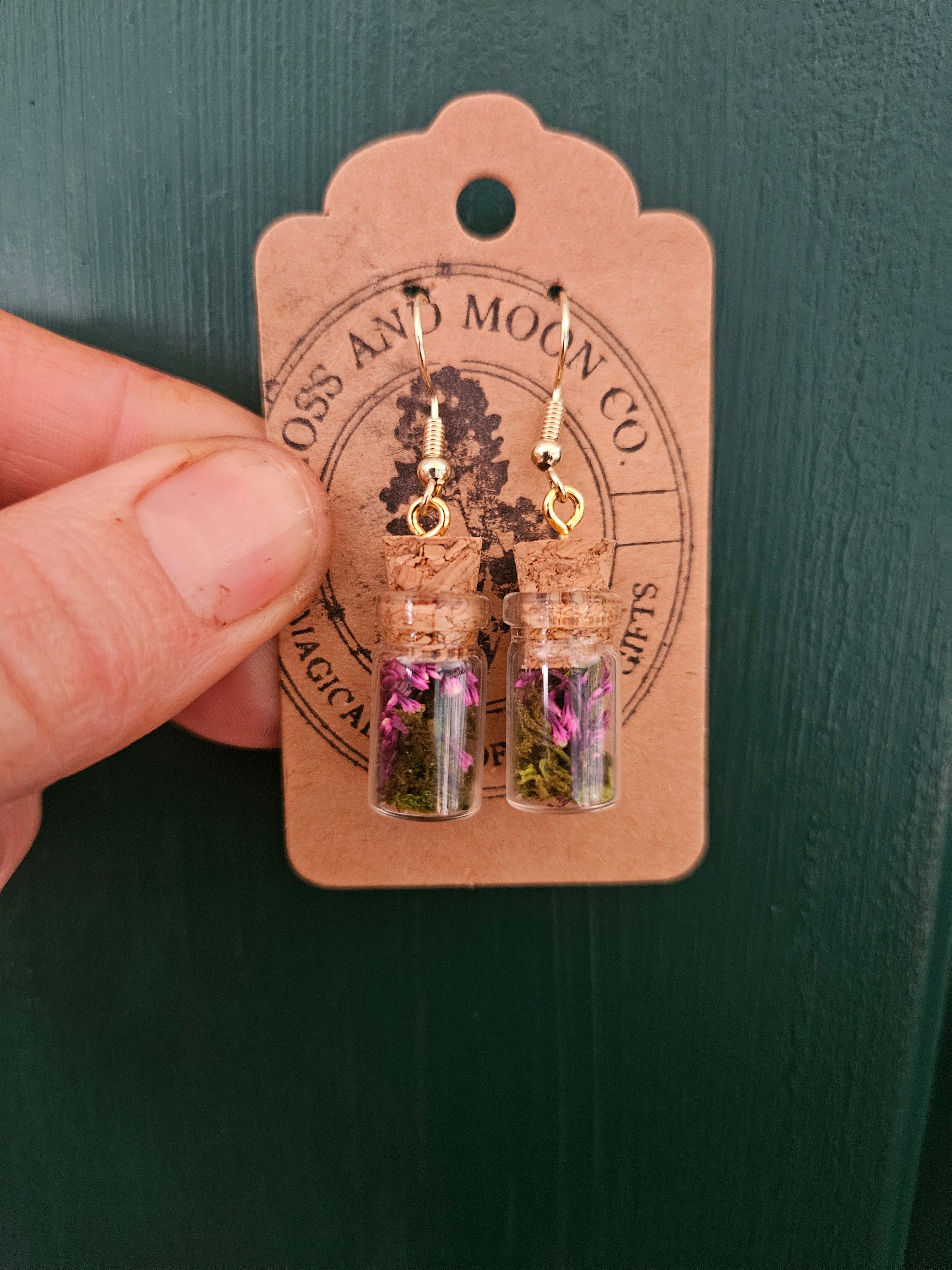 Terarrium Earrings and Charms