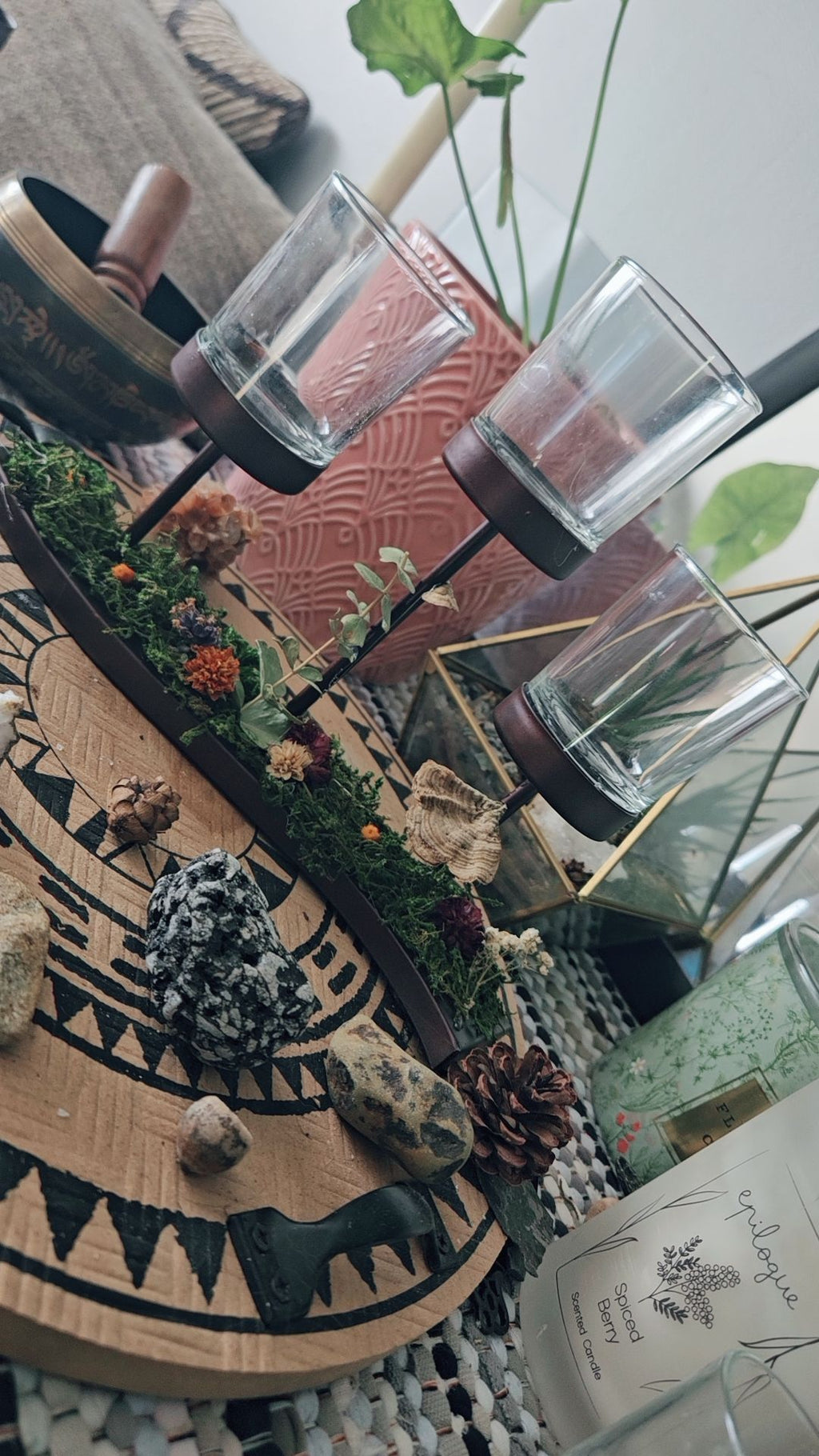 Fairy Garden Candle Holder