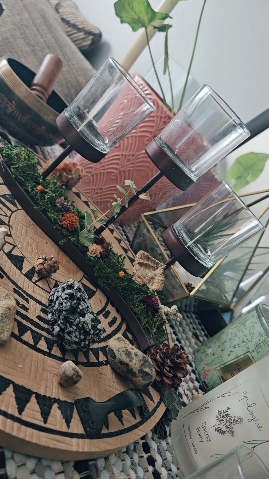 Fairy Garden Candle Holder