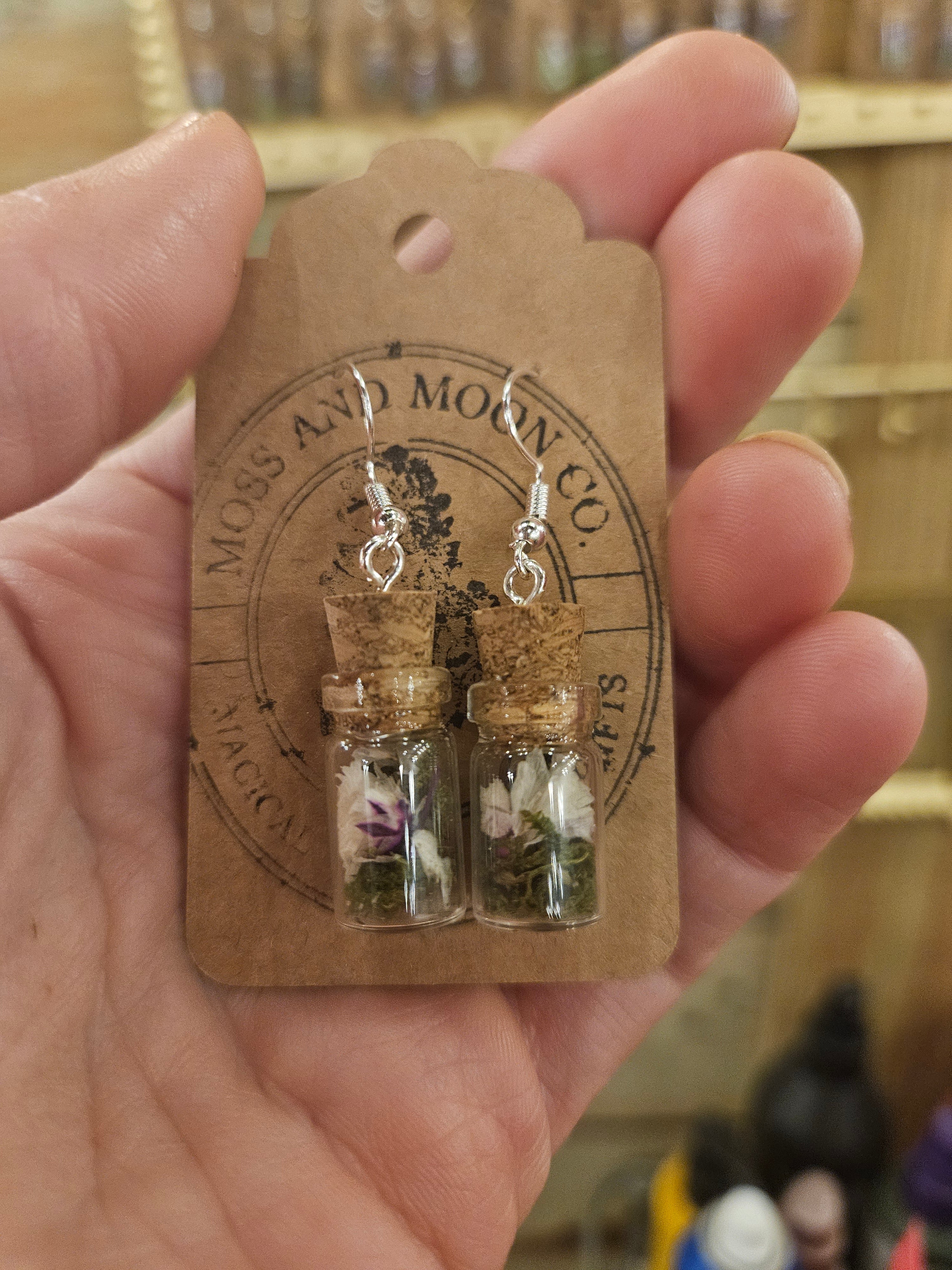 Terarrium Earrings and Charms